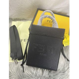 K渋009/ FENDI ズッカ キャンバス レザー ハンドバッグ