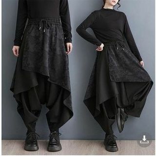 【大きいサイズ】 レディース パンツ　モード系　春 秋冬 新品 メンズ(その他)