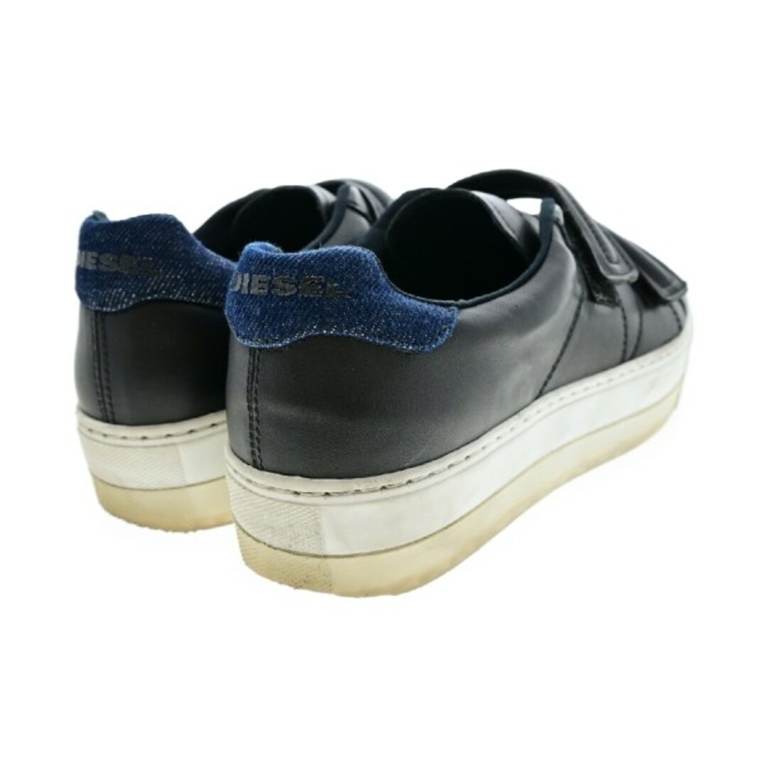 DIESEL(ディーゼル)のDIESEL ディーゼル スニーカー EU37(23.5cm位) 黒x紺 【古着】【中古】 レディースの靴/シューズ(スニーカー)の商品写真