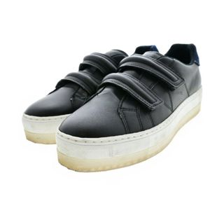 ディーゼル(DIESEL)のDIESEL ディーゼル スニーカー EU37(23.5cm位) 黒x紺 【古着】【中古】(スニーカー)