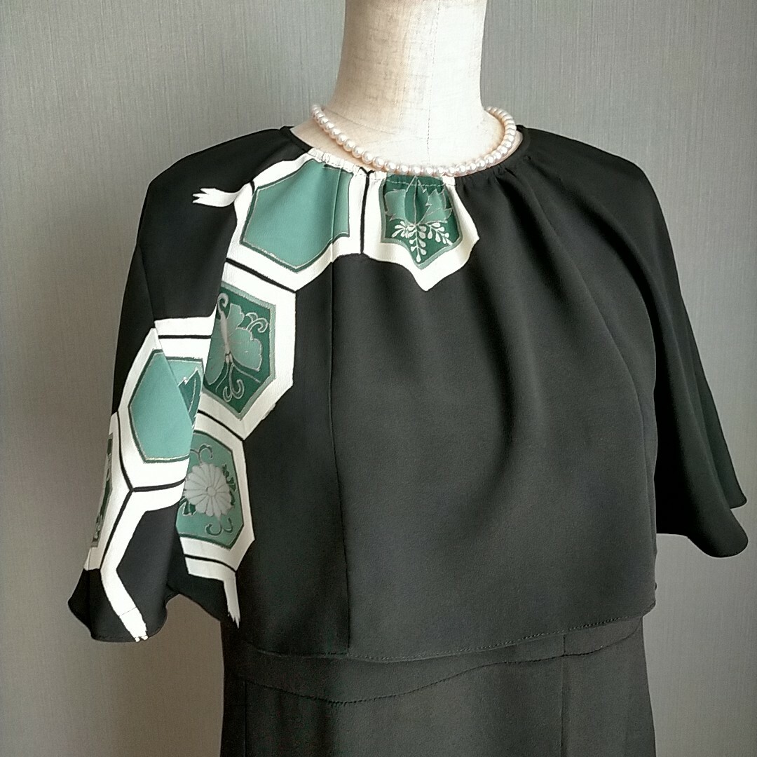 着物リメイク　留め袖ドレス　ワンピース レディースのフォーマル/ドレス(ロングドレス)の商品写真
