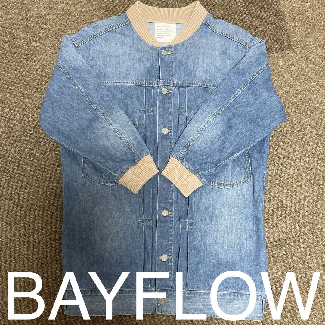 BAYFLOW(ベイフロー)のBAYFLOW ビックシルエット デニム ジャケット レディースのジャケット/アウター(Gジャン/デニムジャケット)の商品写真