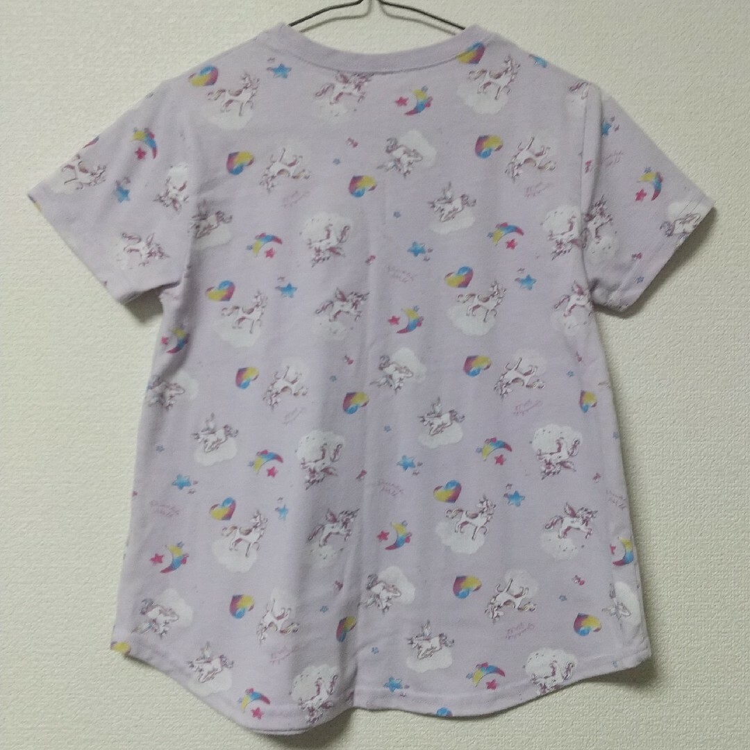 しまむら(シマムラ)の150☆ユニコーン半袖Tシャツ キッズ/ベビー/マタニティのキッズ服女の子用(90cm~)(Tシャツ/カットソー)の商品写真