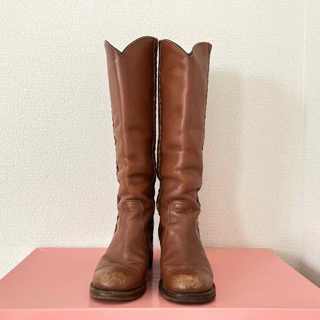 FRYE(フライ)のFRYE  ロングブーツ フライ ビンテージ 23.5〜24cm レディースの靴/シューズ(ブーツ)の商品写真