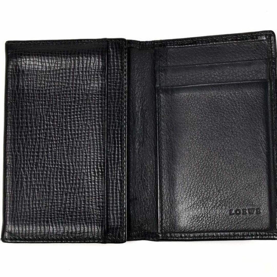 LOEWE ロエベ カードケース 名刺入れ アナグラム ブラック レザー LOEWE ロエベ カードケース 名刺入れ アナグラム ブラック レザー
