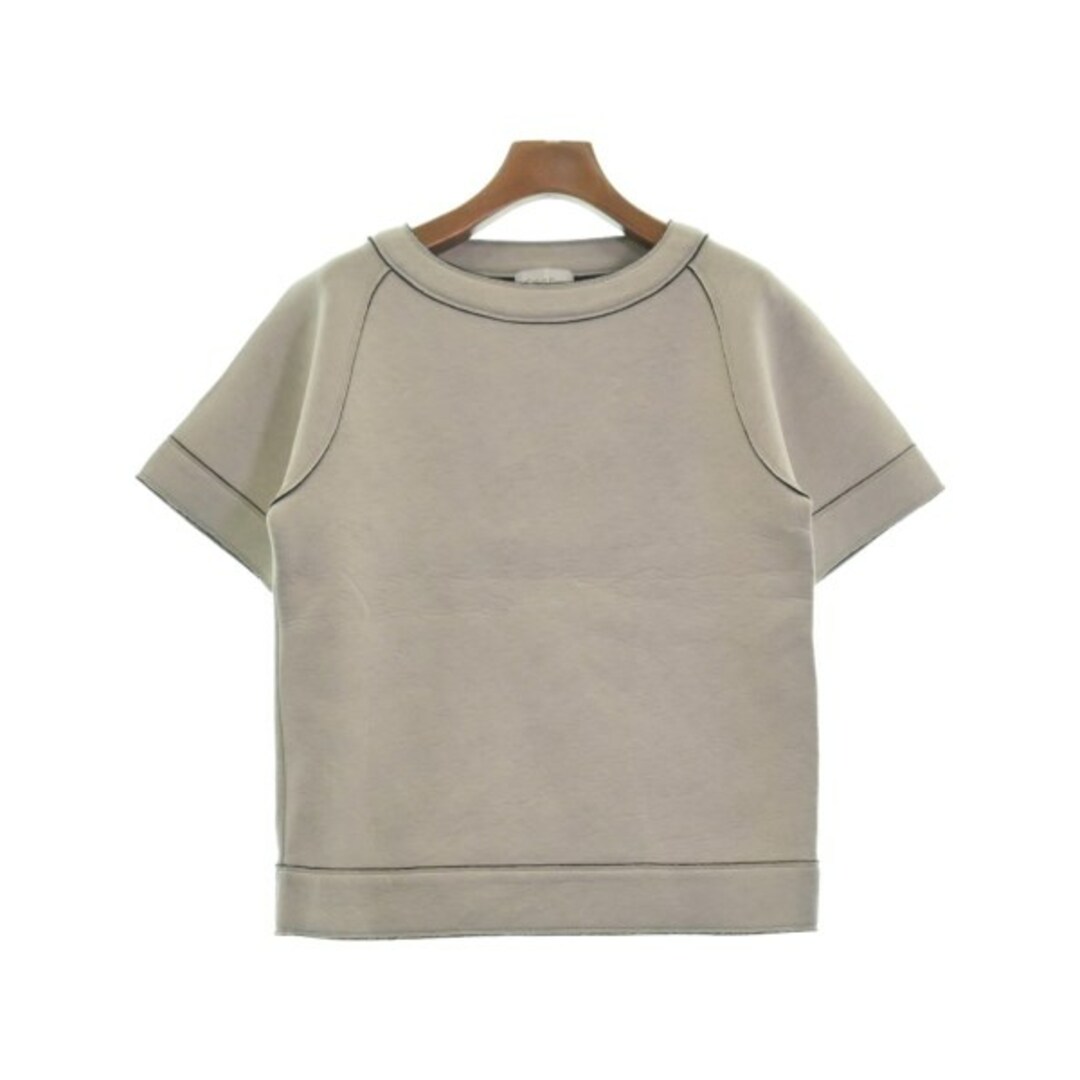 Calvin Klein(カルバンクライン)のCALVIN KLEIN Tシャツ・カットソー 4(XS位) グレー 【古着】【中古】 レディースのトップス(カットソー(半袖/袖なし))の商品写真