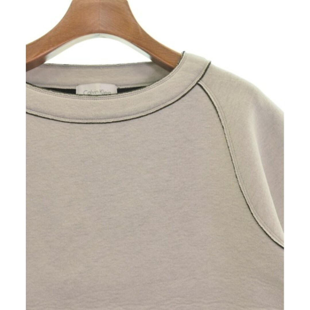 Calvin Klein(カルバンクライン)のCALVIN KLEIN Tシャツ・カットソー 4(XS位) グレー 【古着】【中古】 レディースのトップス(カットソー(半袖/袖なし))の商品写真