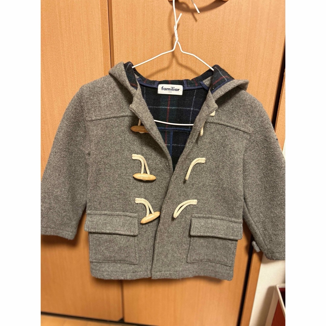 familiar(ファミリア)のfamiliar ダッフルコート キッズ/ベビー/マタニティのキッズ服女の子用(90cm~)(コート)の商品写真