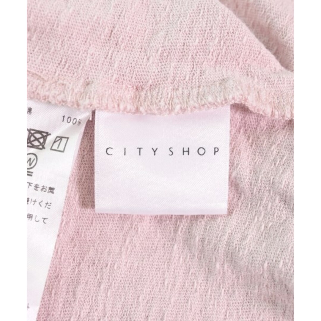 CITYSHOP(シティショップ)のCITYSHOP シティーショップ Tシャツ・カットソー F ピンク系 【古着】【中古】 レディースのトップス(カットソー(半袖/袖なし))の商品写真