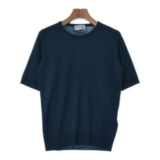 ジョンスメドレー(JOHN SMEDLEY)のJOHN SMEDLEY ジョンスメドレー ニット・セーター M 紺 【古着】【中古】(ニット/セーター)