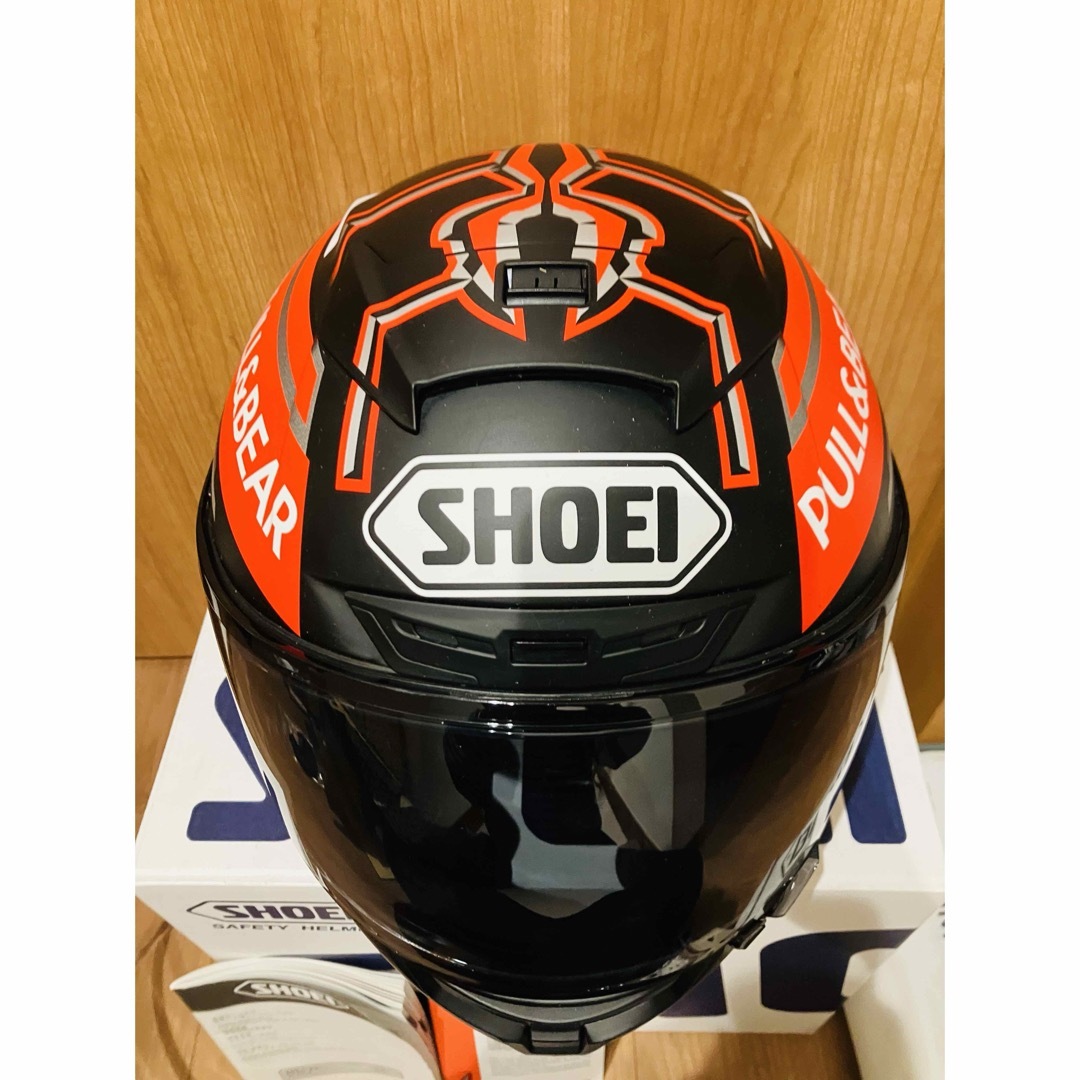 バイク無傷の美品 SHOEI X-14 MARQUEZ BLACK CONCEPT