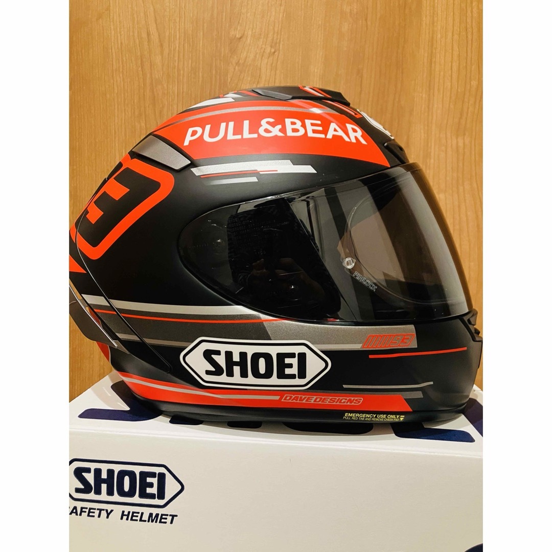 バイク無傷の美品 SHOEI X-14 MARQUEZ BLACK CONCEPT