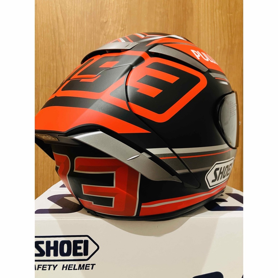 バイク無傷の美品 SHOEI X-14 MARQUEZ BLACK CONCEPT