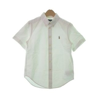 ポロラルフローレン(POLO RALPH LAUREN)のPolo Ralph Lauren ポロラルフローレン シャツ 140 白 【古着】【中古】(ブラウス)