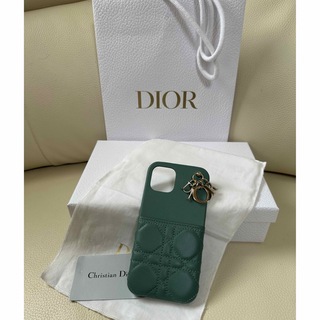 クリスチャンディオール(Christian Dior)のディオール　Lady DiorカナージュラムスキンiPhone12 PROケース(iPhoneケース)