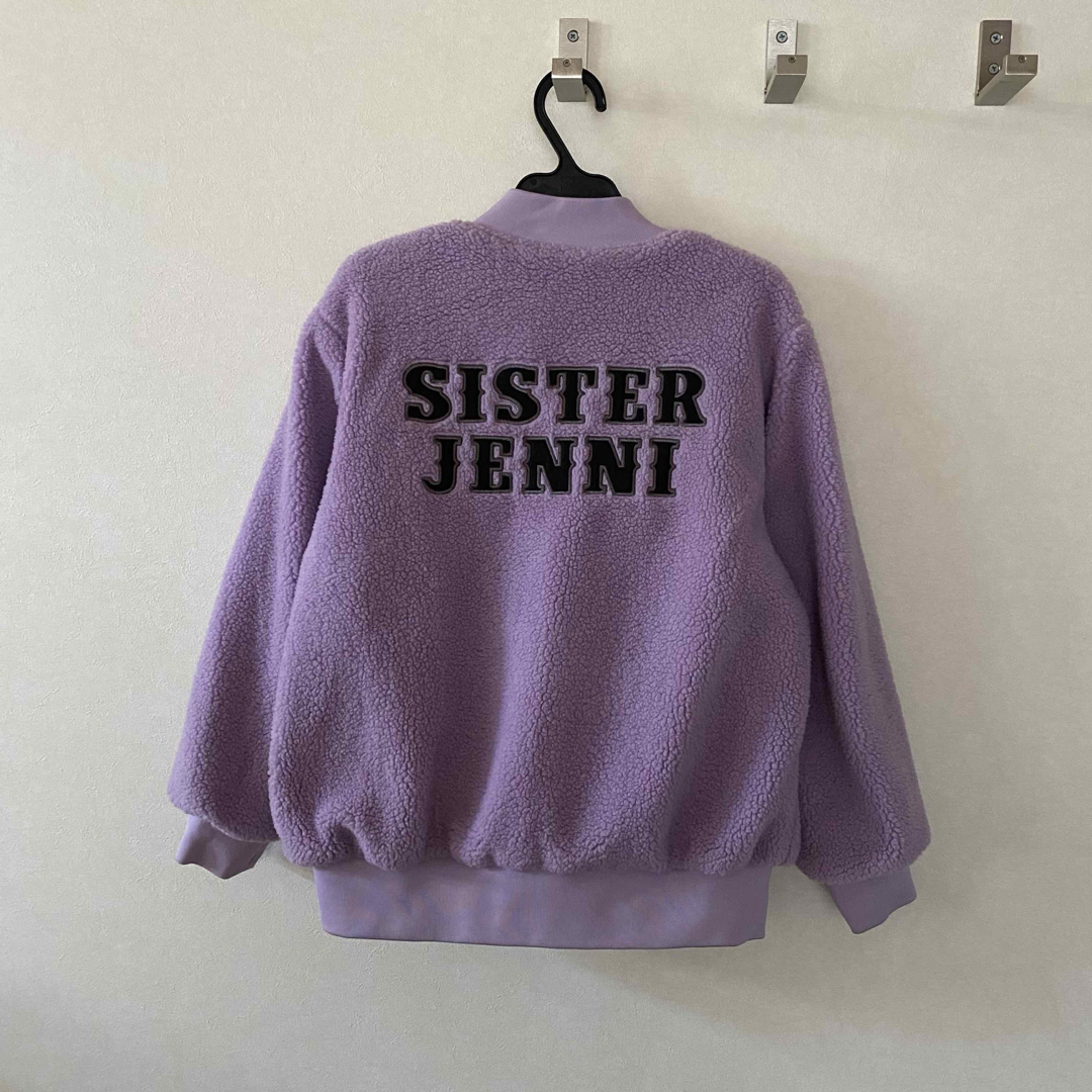 JENNI(ジェニィ)の美品　ジェニィ  リバーシブル　ボアジャケット　150 キッズ/ベビー/マタニティのキッズ服女の子用(90cm~)(ジャケット/上着)の商品写真