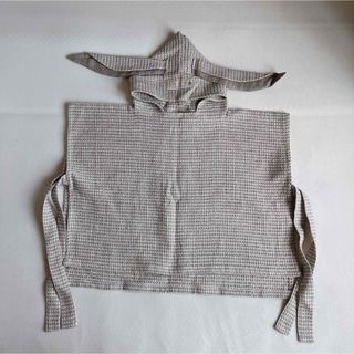 [ASH generation]Linen Hooded PonchoTowel(ジャケット/コート)