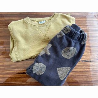 ザラキッズ(ZARA KIDS)のZARA ズボン　イエロースウェット(パンツ/スパッツ)