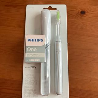 フィリップス(PHILIPS)のフィリップス Philips One 乾電池式電動歯ブラシ ミントブルー HY1(電動歯ブラシ)