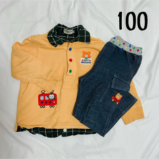 ホットビスケッツ(HOT BISCUITS)のホットビスケッツ　トレーナー　ズボン　100(Tシャツ/カットソー)