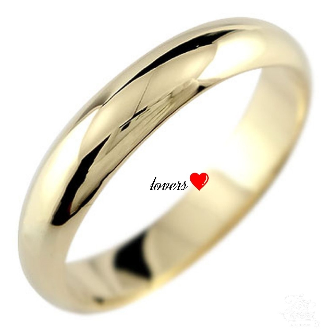 送料無料17号イエローゴールドサージカルステンレスシンプルリング指輪残りわずか メンズのアクセサリー(リング(指輪))の商品写真