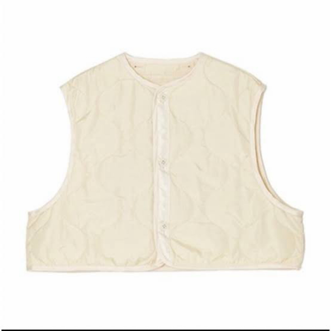 HYKE ハイクQUILTED CROPPED VEST ベスト ホワイト 白のサムネイル