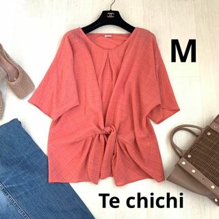 テチチ(Techichi)の美品　Te chich テチチ　ウエストリボン　チュニック　M(チュニック)