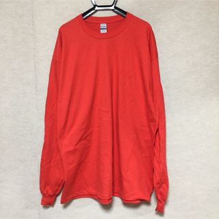 ギルタン(GILDAN)の新品 GILDAN ギルダン 長袖ロンT レッド 赤 XL(Tシャツ/カットソー(七分/長袖))