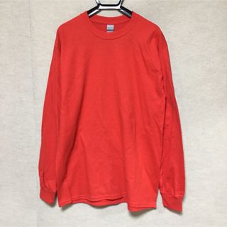 ギルタン(GILDAN)の新品 GILDAN ギルダン 長袖ロンT レッド 赤 M(Tシャツ/カットソー(七分/長袖))