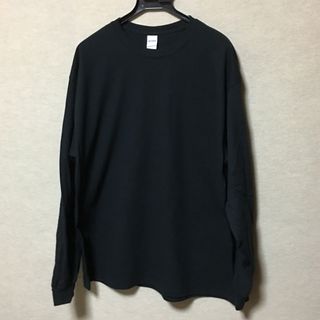 ギルタン(GILDAN)の新品 GILDAN ギルダン 長袖ロンT ブラック 黒 L(Tシャツ/カットソー(七分/長袖))