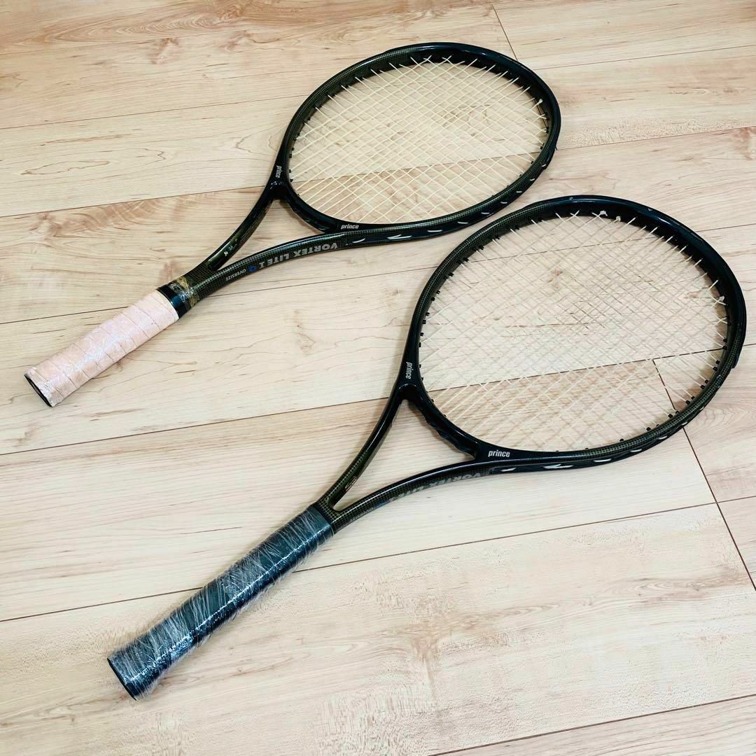 【匿名配送】プリンス ボルテックスライト 硬式テニスラケット 2本 G1&2OVERSIZEグリップサイズ