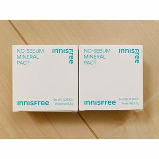 イニスフリー(Innisfree)の【24時間以内発送】イニスフリー ノーセバム ミネラルパクトS 8.5g×2(フェイスパウダー)