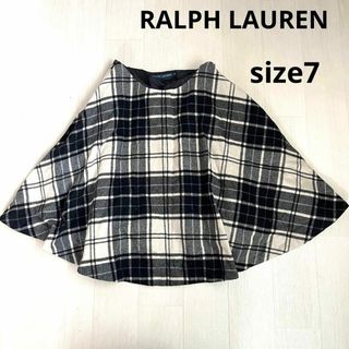 ラルフローレン(Ralph Lauren)のラルフローレン　RALPHLAUREN ウール　スカート　フレア　チェック柄7号(ひざ丈スカート)