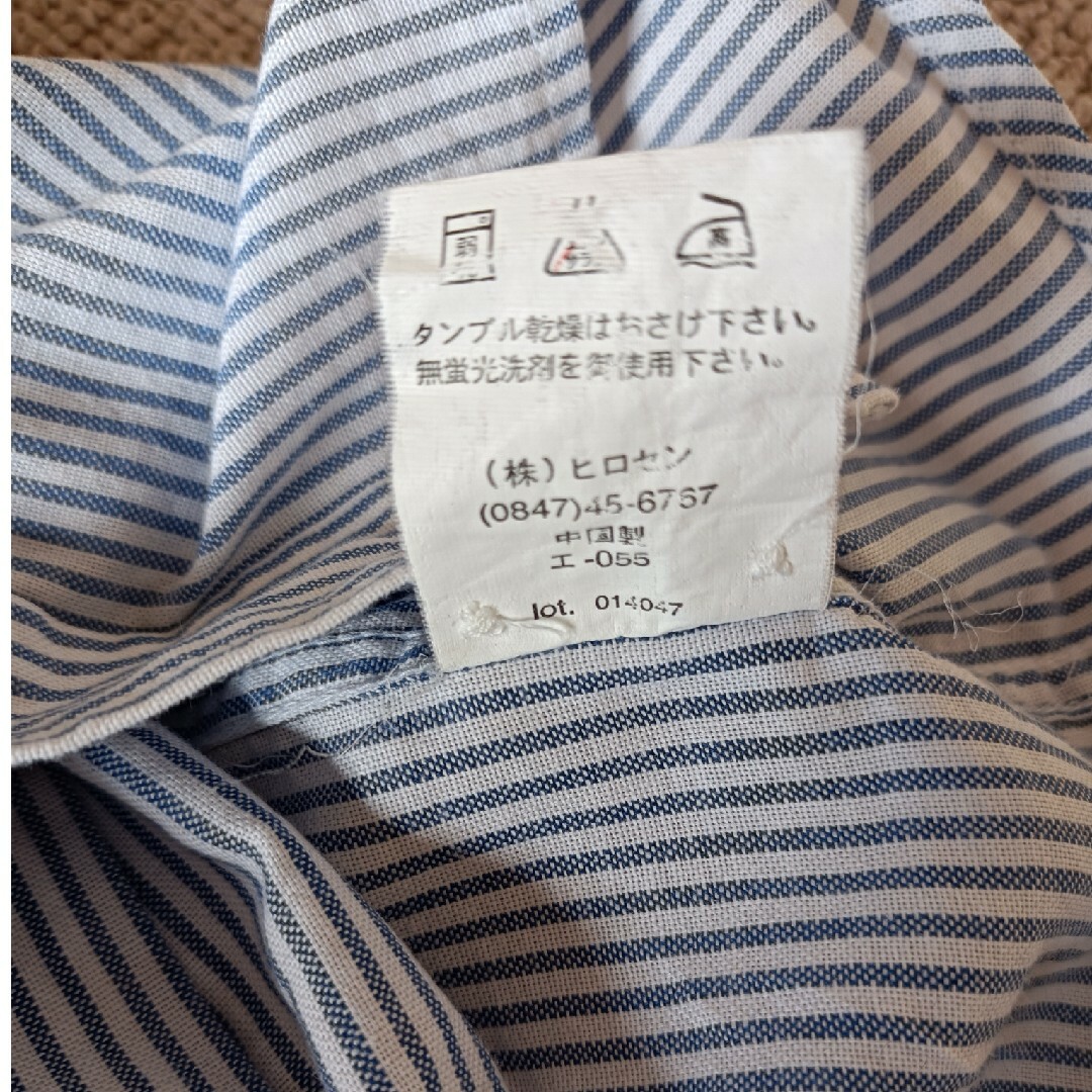 BEVERLY HILLS POLO CLUB（BHPC）(ビバリーヒルズポロクラブ)の（中古）サイズ150 ストライプシャツ キッズ/ベビー/マタニティのキッズ服男の子用(90cm~)(Tシャツ/カットソー)の商品写真