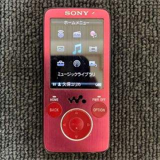 ウォークマン(WALKMAN)のSONY WALKMAN NW-S738F ソニーウォークマン 8GB ピンク(ポータブルプレーヤー)