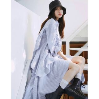 SNIDEL(ストライプ ・ ロングワンピース/マキシワンピース)の SNIDEL(ストライプ ・ ロングワンピース/マキシワンピース)の