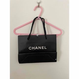 シャネル(CHANEL)のchanel 紙袋 ミニ 黒　シャネル  CHANEL  バック　紙袋(ショップ袋)