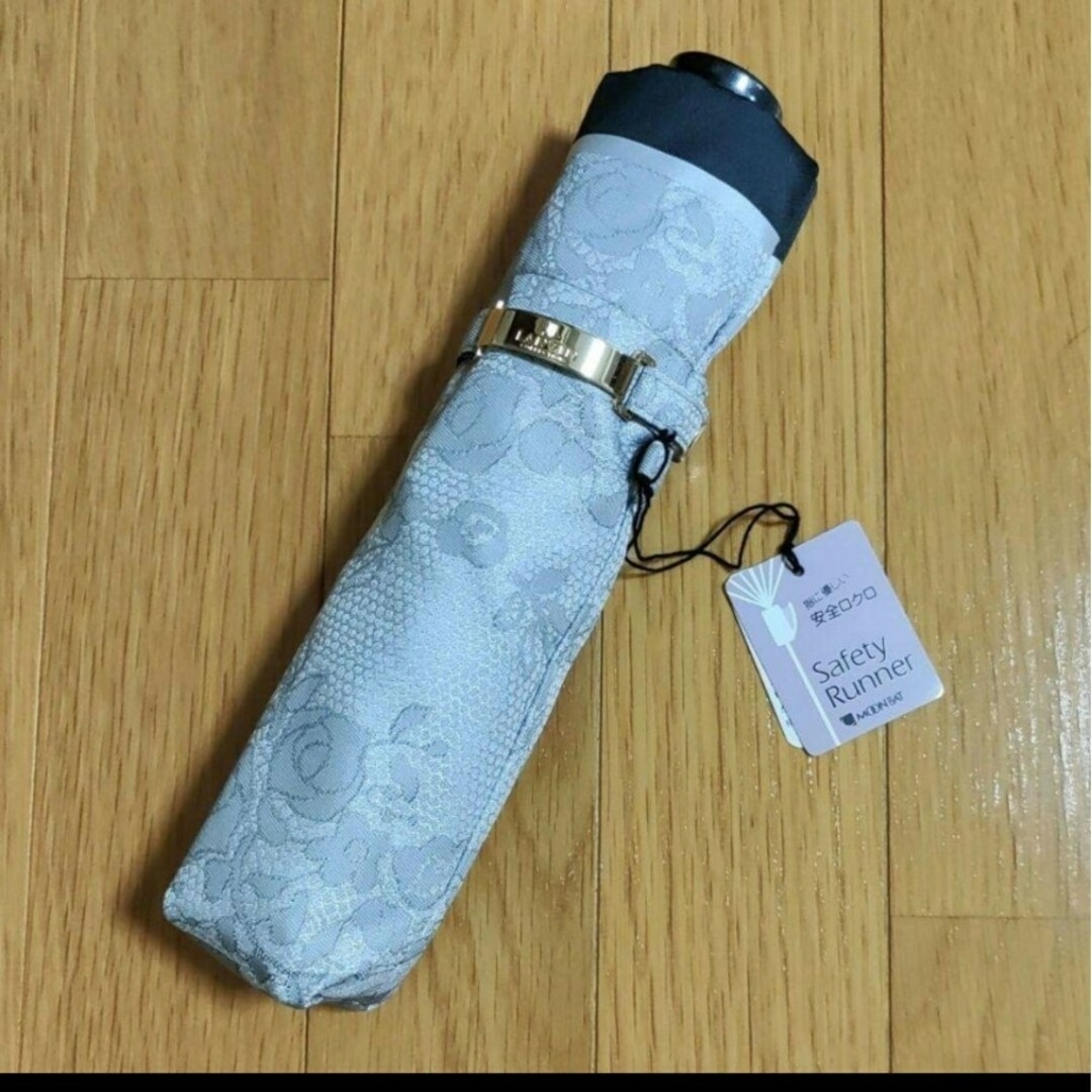 傘【新品】ランバンコレクション　ジャガードレース柄　折り畳み雨傘