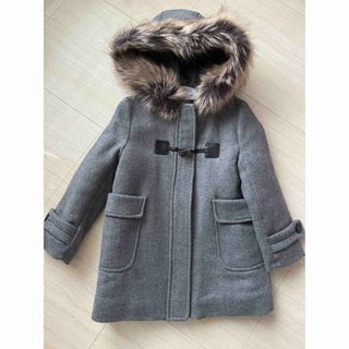 ザラキッズ(ZARA KIDS)のZARAキッズ☆グレーのコート　女の子サイズ7(122cm)(コート)