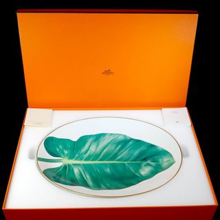 エルメス(Hermes)の【極美品 送料込み】エルメス パシフォリア オーバル プラッター プレート 大皿(食器)