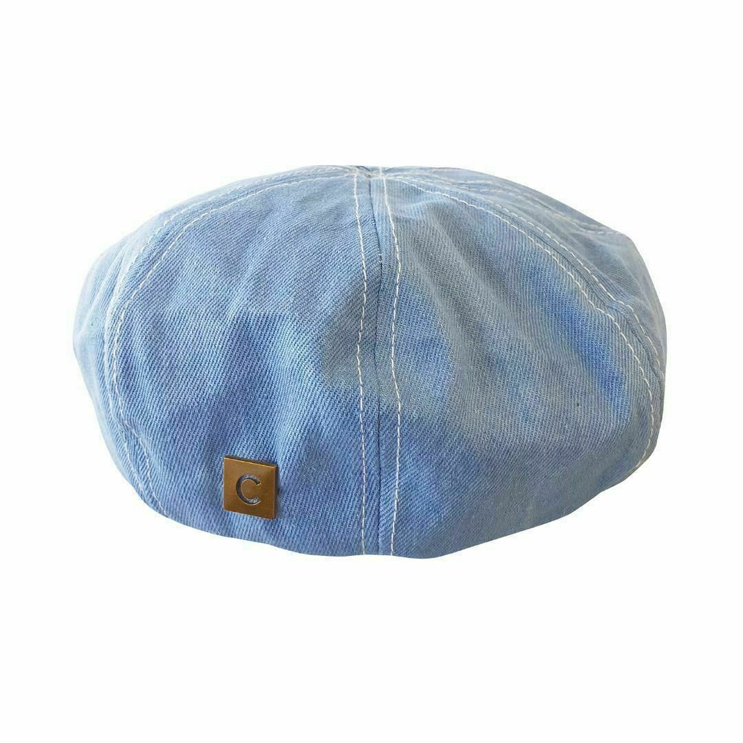 キッズ用 ベレー帽『ライトブルー』49-52cm キッズ/ベビー/マタニティのこども用ファッション小物(帽子)の商品写真
