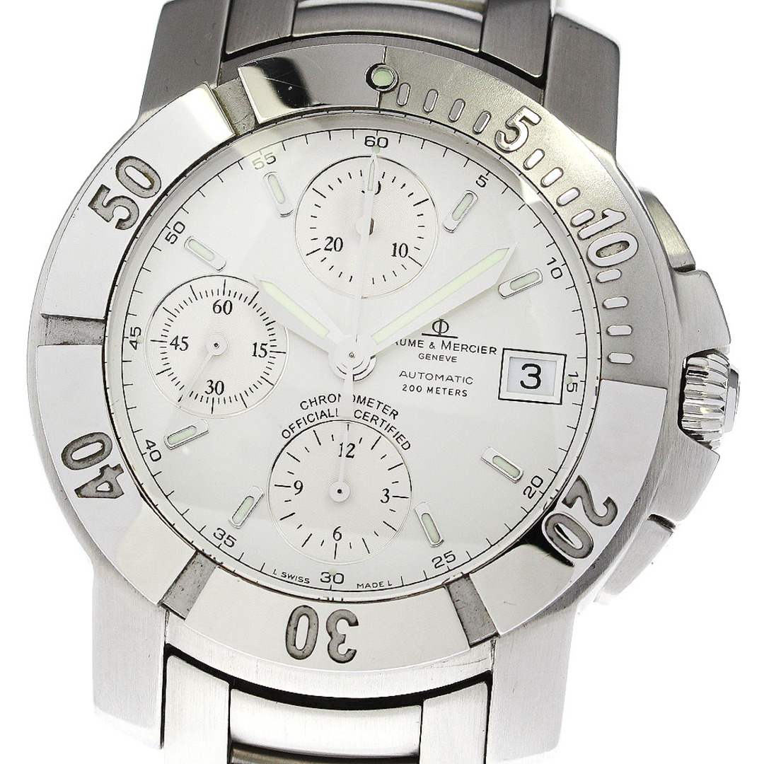 BAUME&MERCIER(ボームエメルシエ)のボーム＆メルシェ Baume & Mercier 65366 ケープランド クロノグラフ デイト 自動巻き メンズ _777053 メンズの時計(腕時計(アナログ))の商品写真