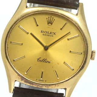 ロレックス(ROLEX)のロレックス ROLEX 3806 チェリーニ K18YG cal.1600 手巻き メンズ _781364(腕時計(アナログ))