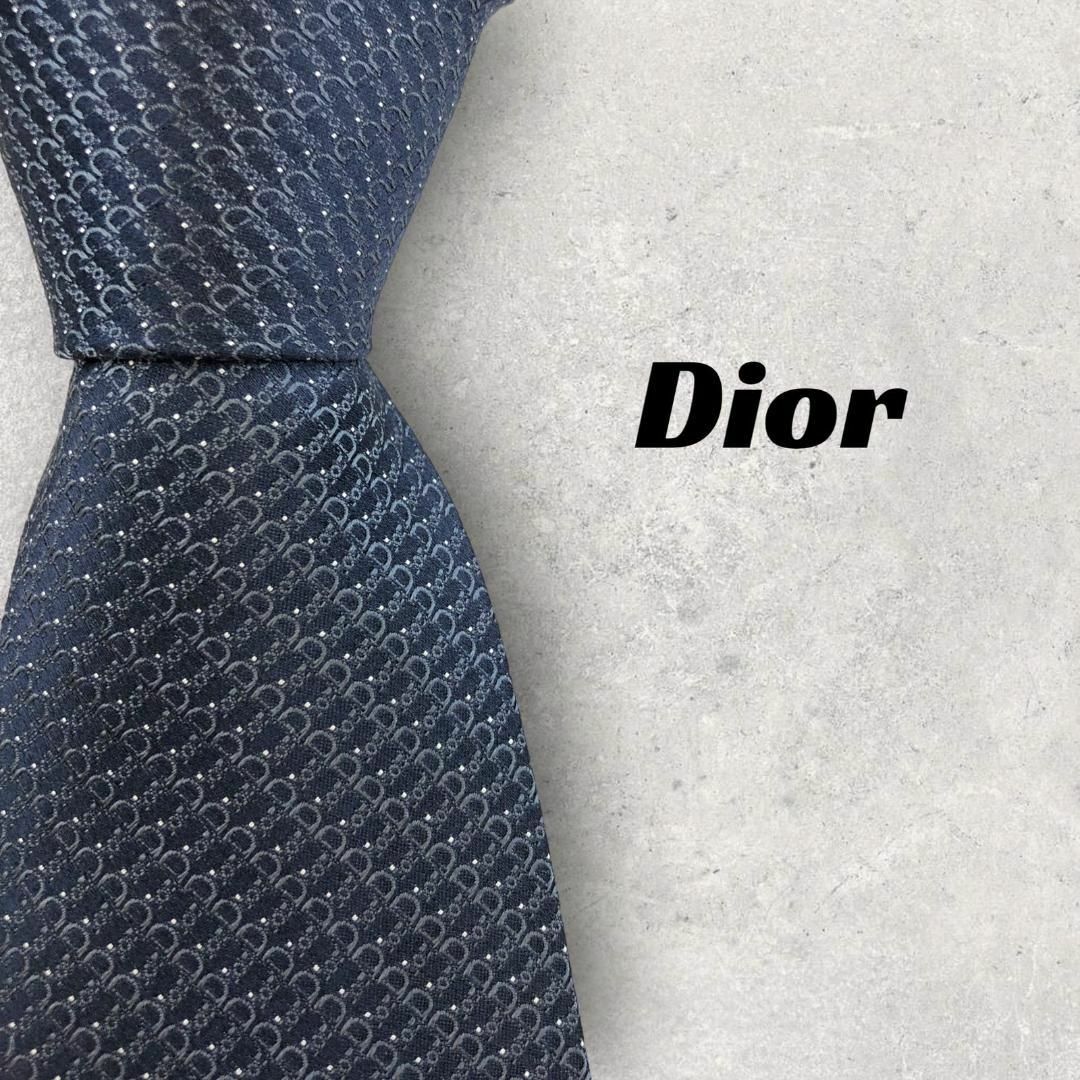 2024年新作入荷 【5671】美品！DIOR HOMME ネクタイ ブランドロゴ文字