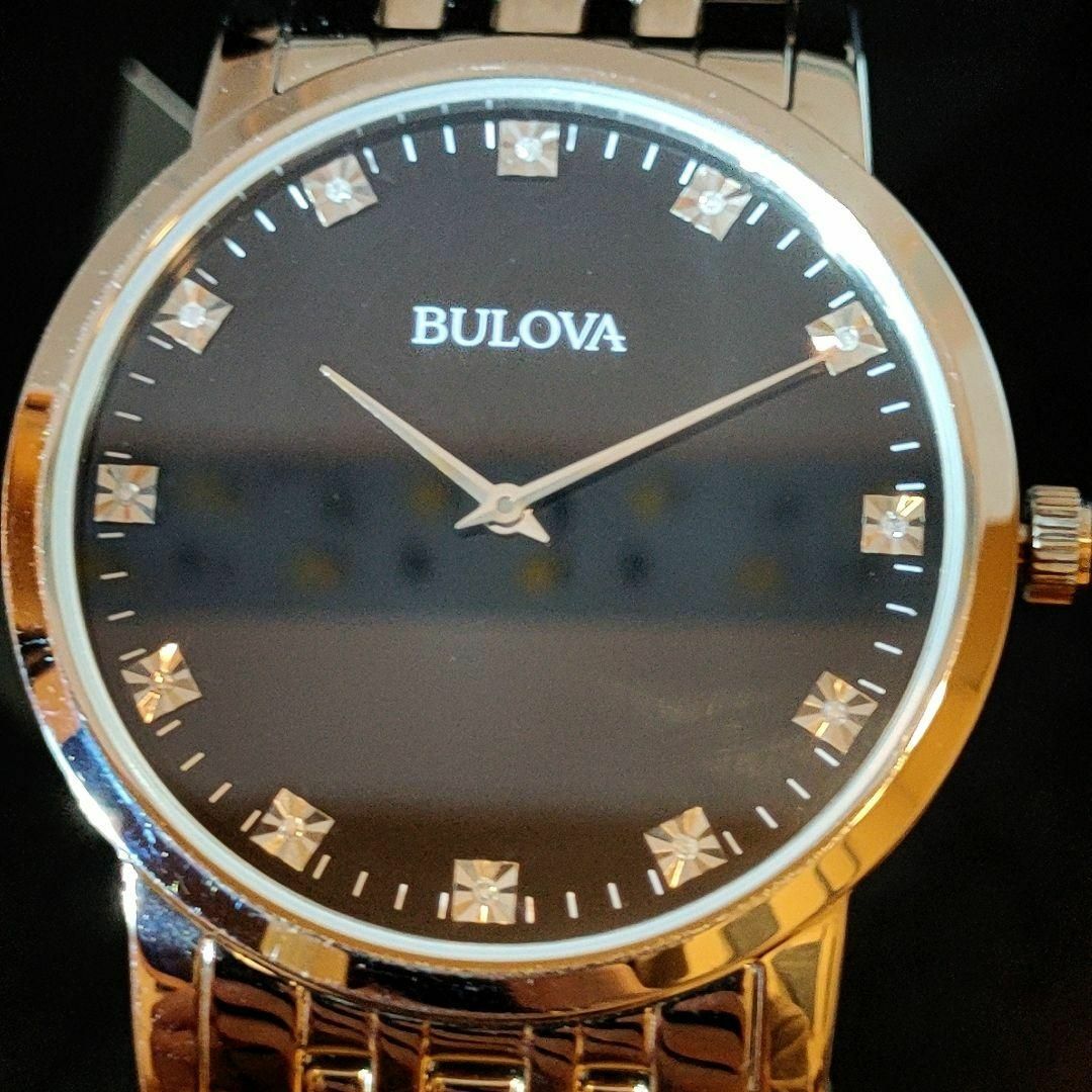Bulova(ブローバ)の【BULOVA】ブローバ/展示品特価/メンズ腕時計/お洒落/シルバー色/激レア メンズの時計(腕時計(アナログ))の商品写真