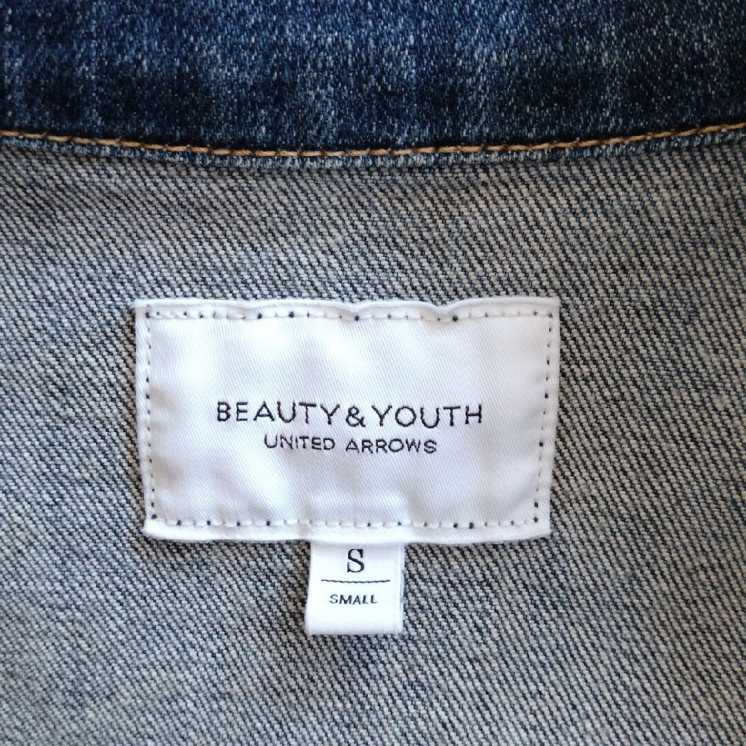 BEAUTY&YOUTH UNITED ARROWS(ビューティアンドユースユナイテッドアローズ)のユナイテッドアローズ デニムジャケット 美品 レディースのジャケット/アウター(Gジャン/デニムジャケット)の商品写真