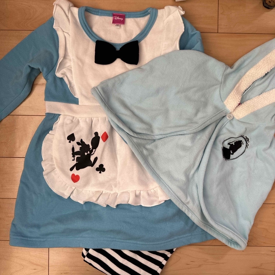 Disney(ディズニー)のDisney 不思議の国のアリスセット キッズ/ベビー/マタニティのキッズ服女の子用(90cm~)(ワンピース)の商品写真