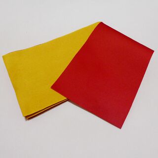 袴下帯（赤・黄）　半幅帯　袴　浴衣　着物　卒業式　和装小物　新品(帯)