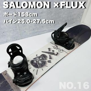 バートン(BURTON)のスノーボード　SALOMON  SKILL 158 flux stream(ボード)