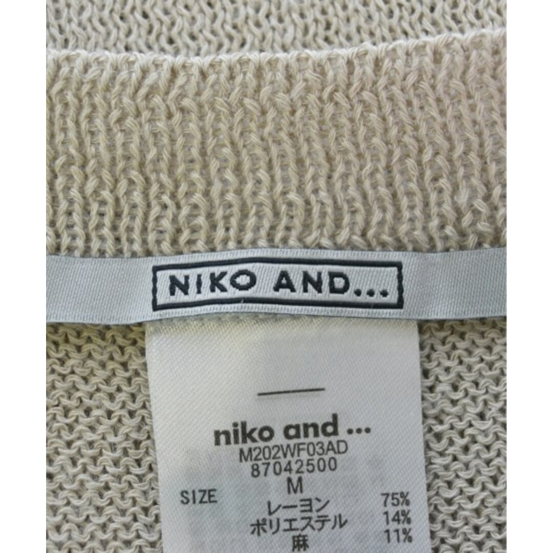 niko and...(ニコアンド)のniko and... ニコアンド ベスト M ベージュ 【古着】【中古】 レディースのトップス(ベスト/ジレ)の商品写真